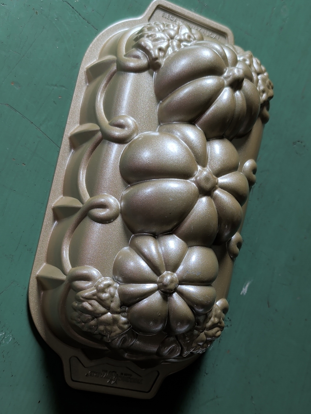 Nordic Ware Pumpkin Loaf Pan - Metallic Champagne